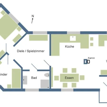 Daire Das-zauberlig-ferienhaus Glücksburg